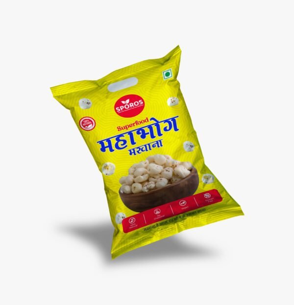 Mahabhog Premium  Makhana 250 gm (MOQ= 500 Packets)